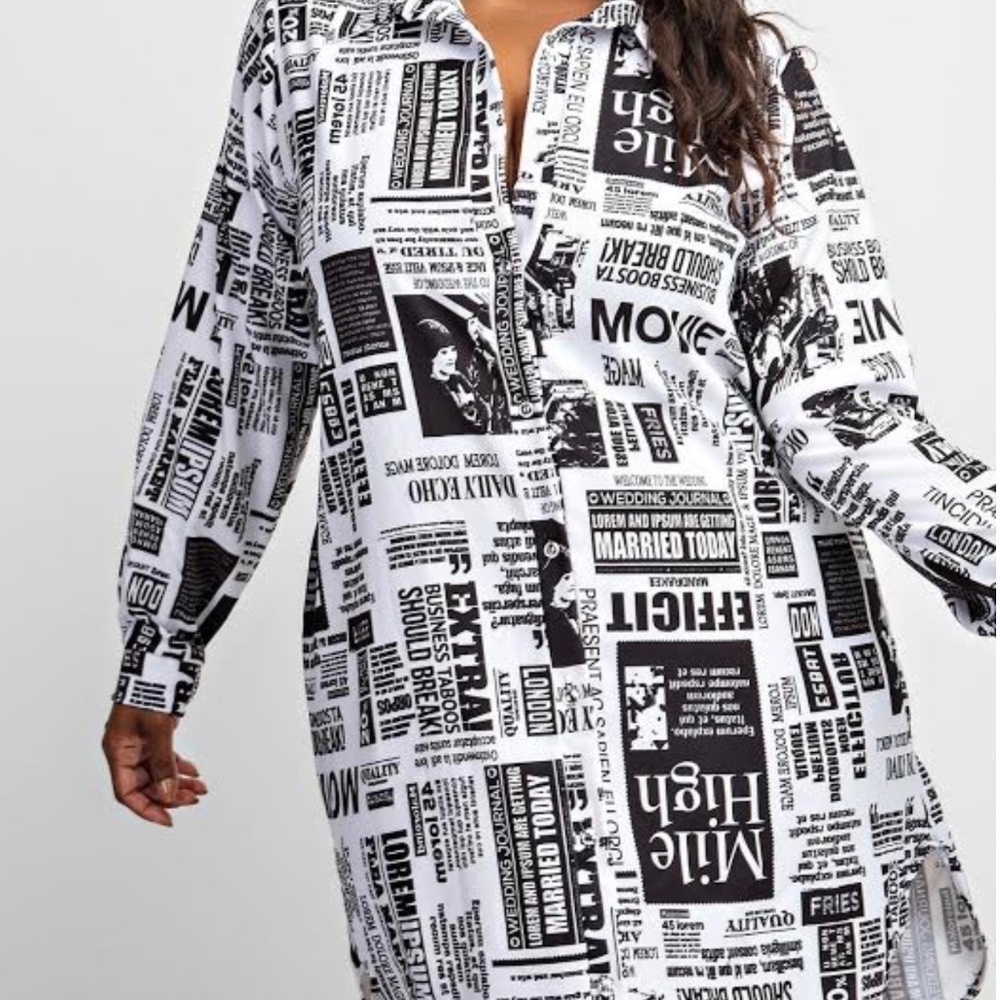 Newspaper Dress